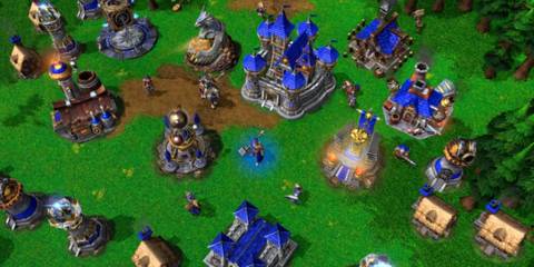 Building bases in WarCraft 3
