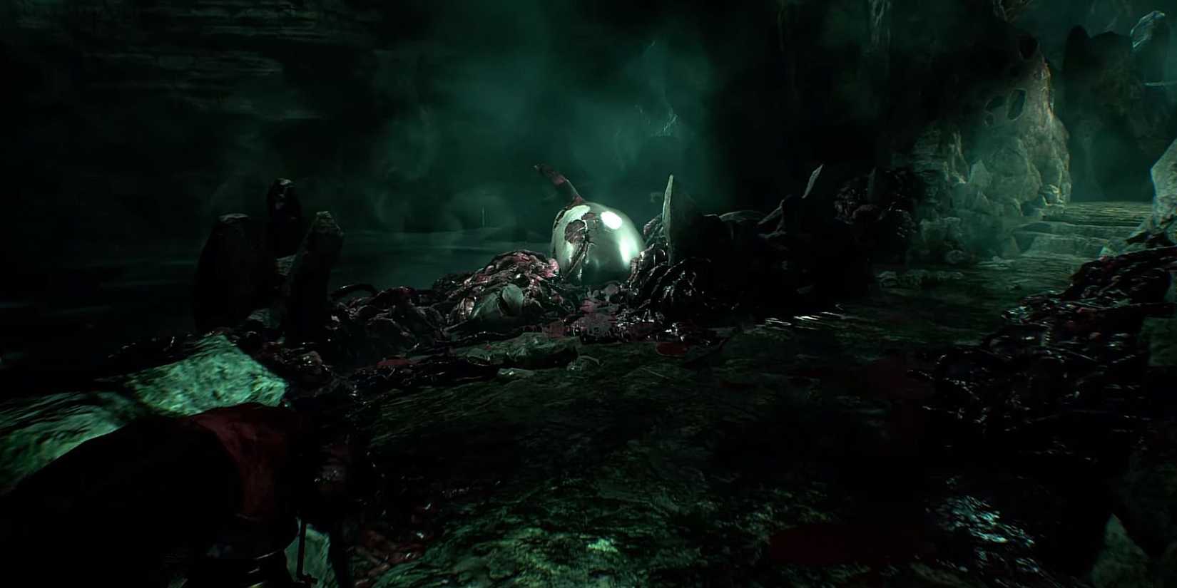 a dead beached whale in Call of Cthulhu dead whale