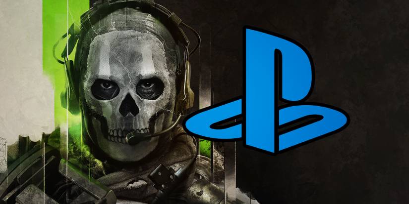 Call of Duty CoD Modern Warfare 2 official artwork with PlayStation logo emblem