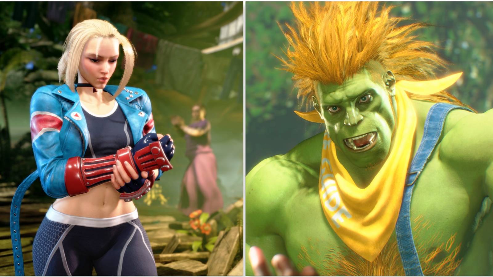 Cammy and Blanka in Street Fighter 6