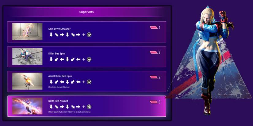 image showing cammy's super arts in street fighter 6.