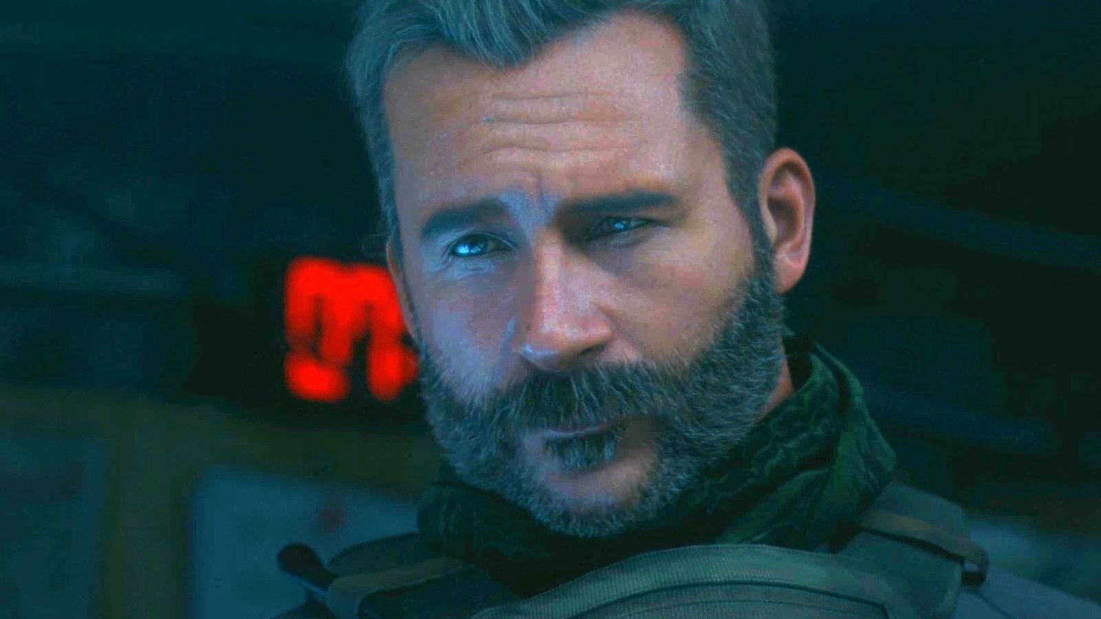 Screenshot of Captain Price from Call of Duty: Modern Warfare