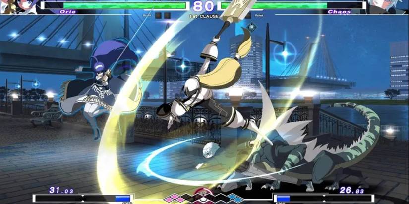Chaos battling Orie