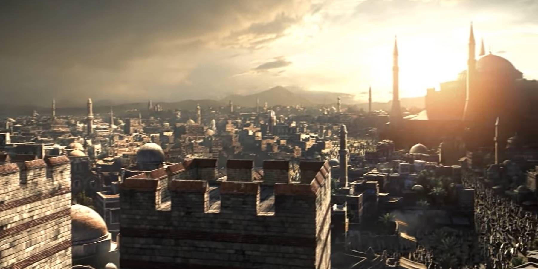A city in the intro sequence for Civilization 5