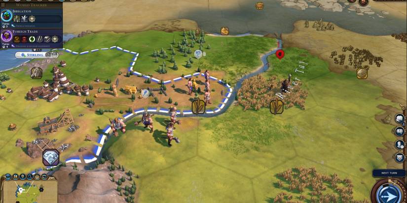 Civilization 6 Warrior and Slinger