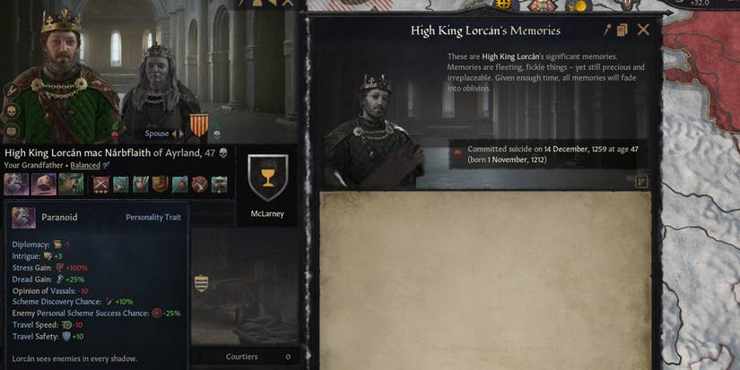 CK3 Worst Traits Paranoid
