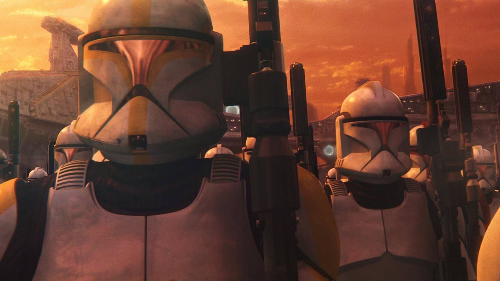 Clone Troopers On Coruscant