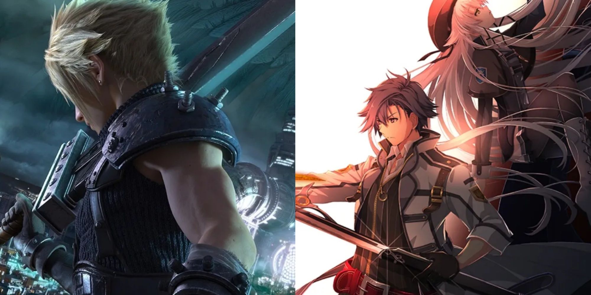 Cloud FF7 and Rean Trails of Cold Steel