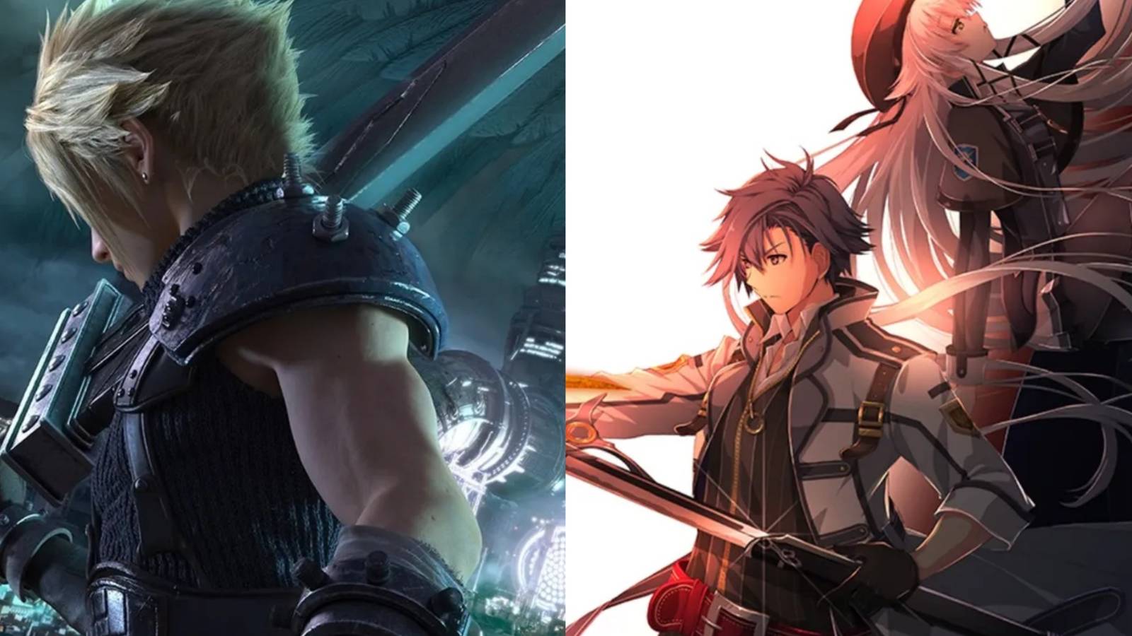 Cloud FF7 and Rean Trails of Cold Steel