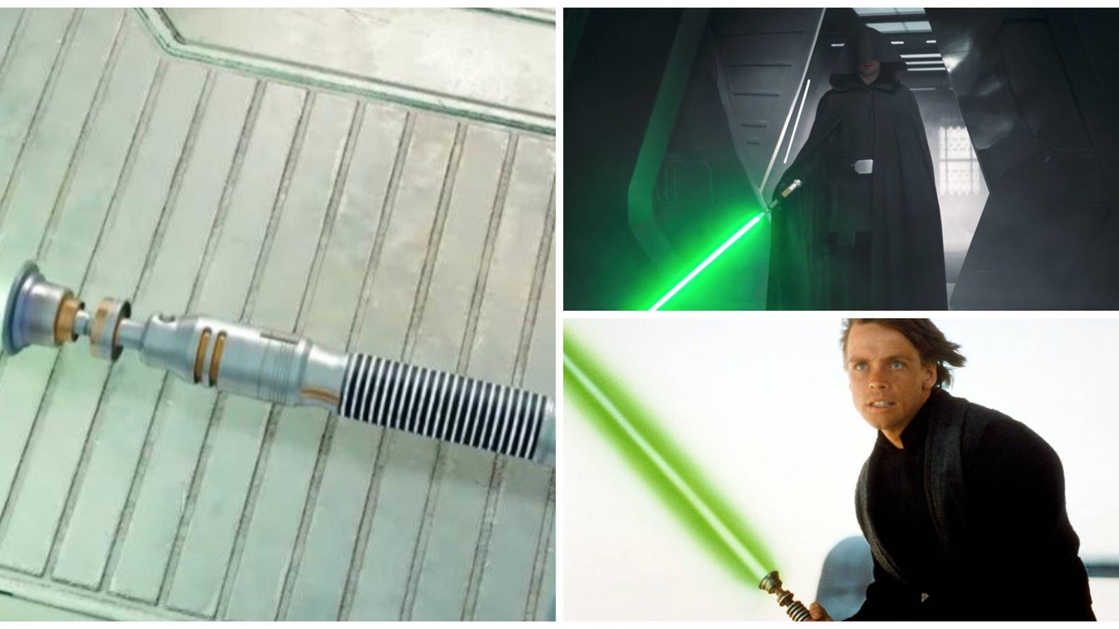 luke skywalker lightsaber in star wars jedi: survivor, luke skywalker with his green lightsaber