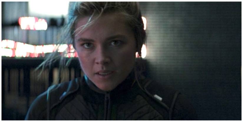 Florence Pugh as Yelena Bolova.