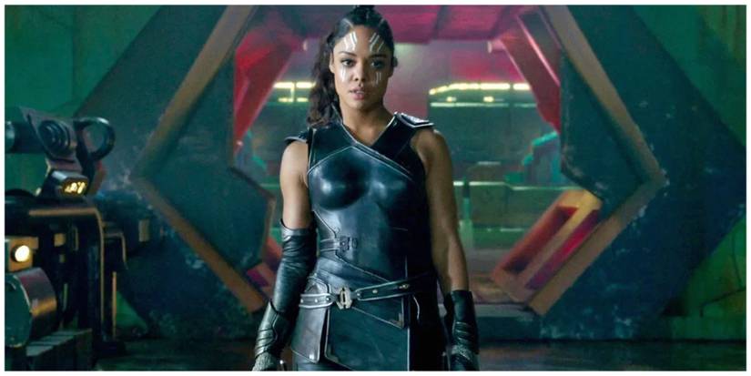 Tessa Thompson as Valkyrie.