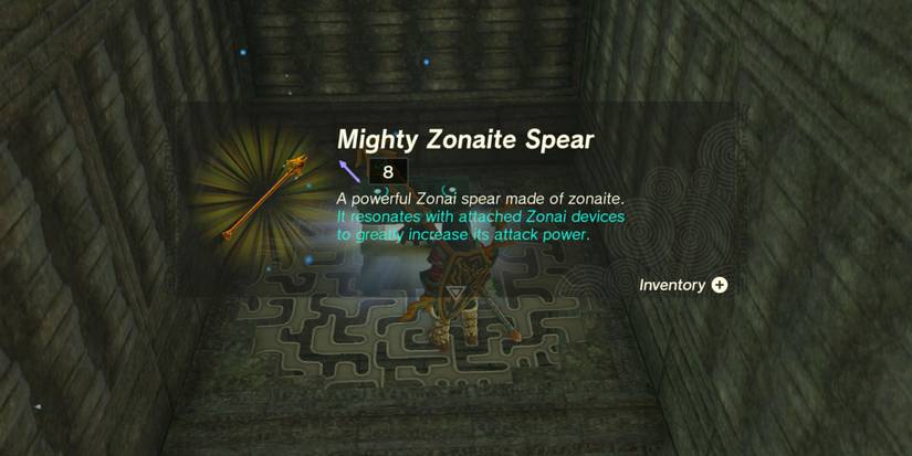 The mighty zonaite spear is located in Lomei Castle