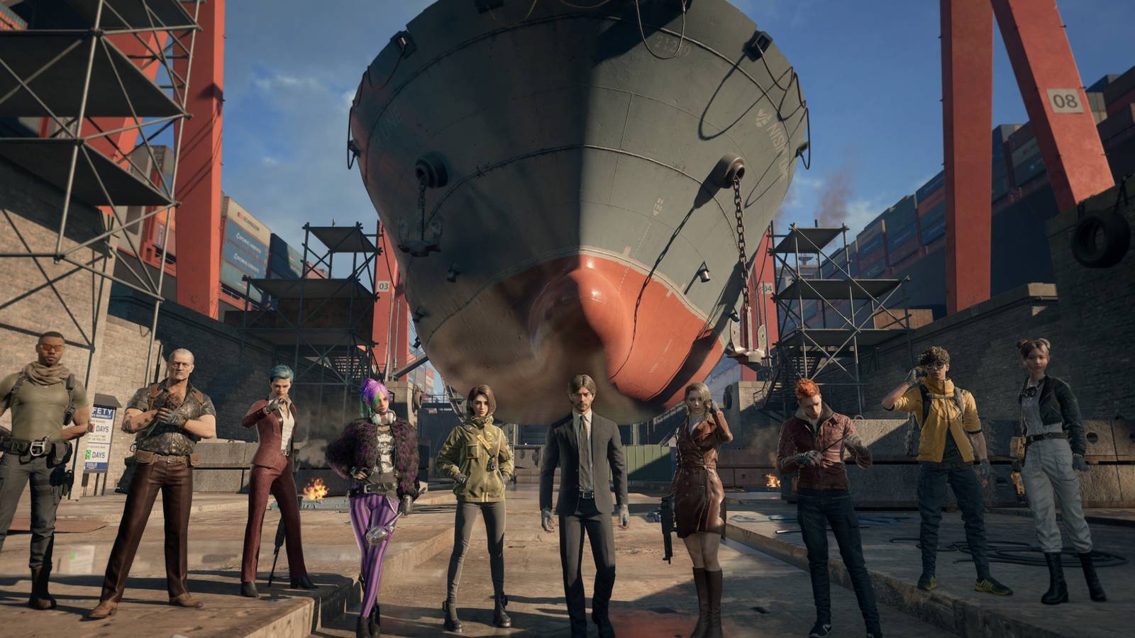 Shot of all the playable characters so far