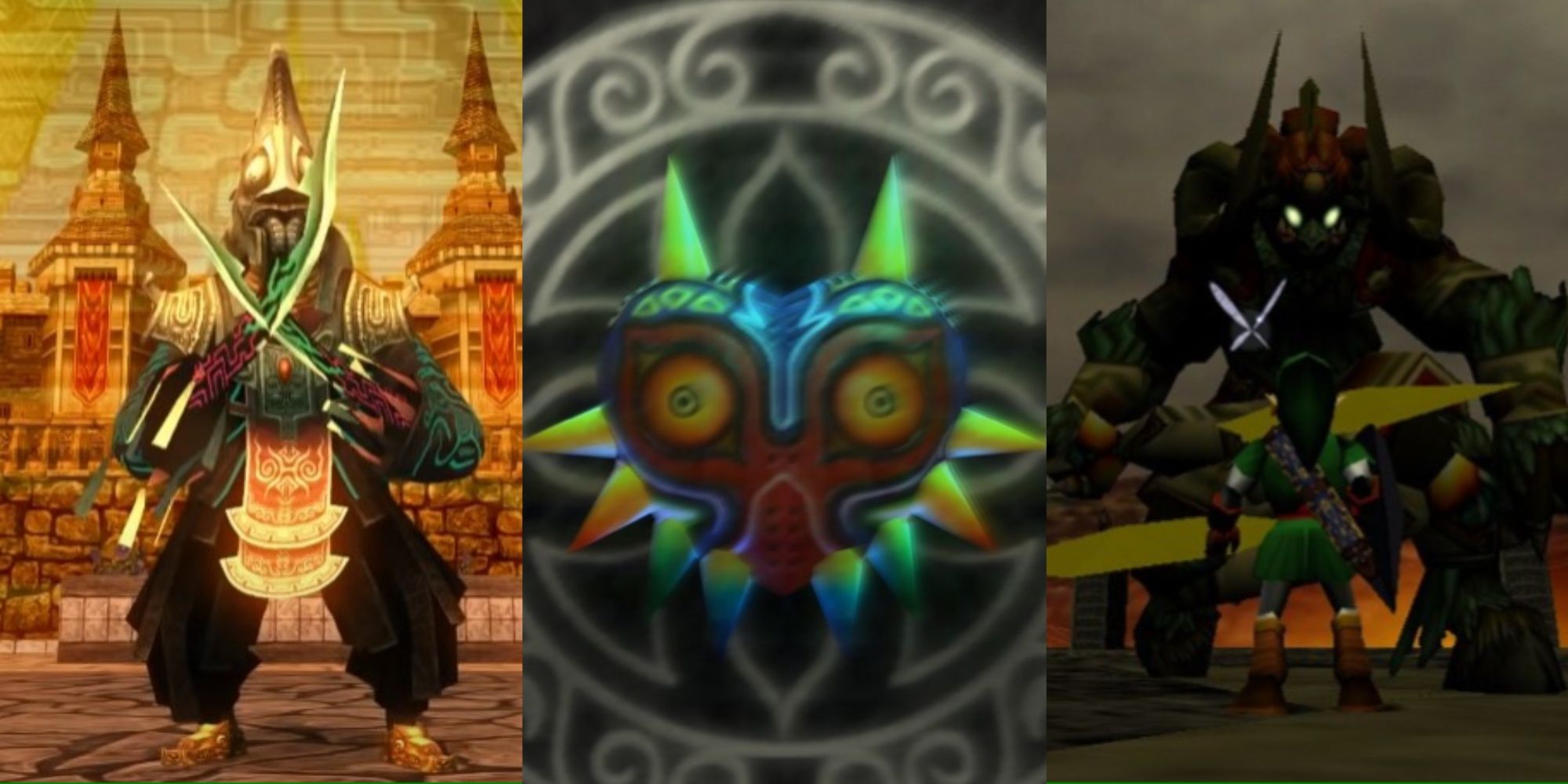 Zant, Majora, Ganon from the legend of zelda