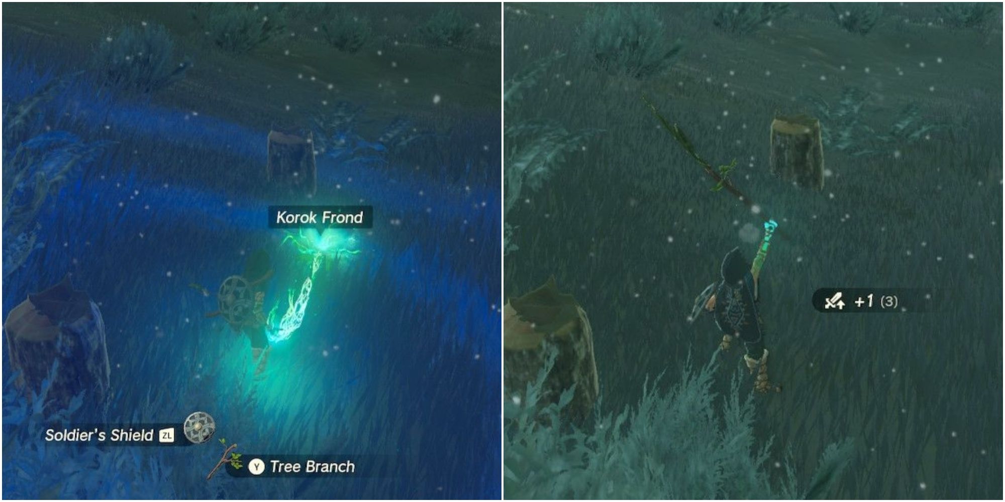 fusing korok frond with weapon in tears of the kingdom