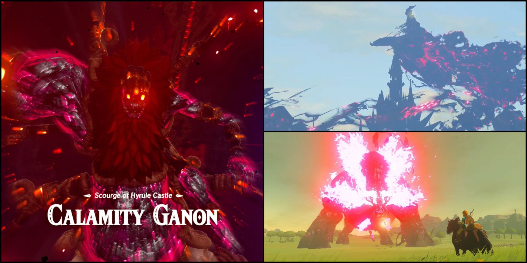 Ganon's various forms in Breath of the Wild