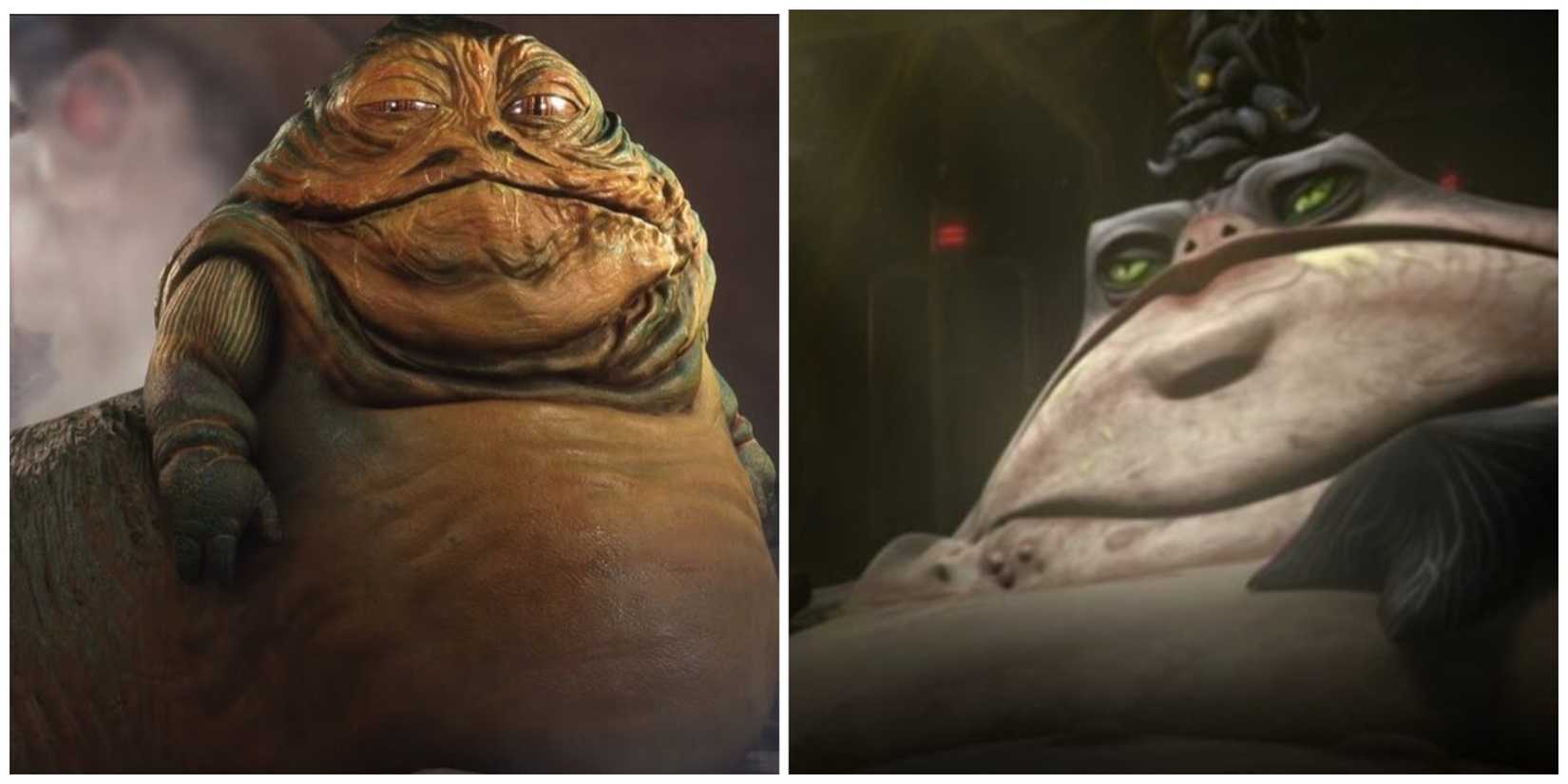 Jabba the Hutt and Mama the Hutt