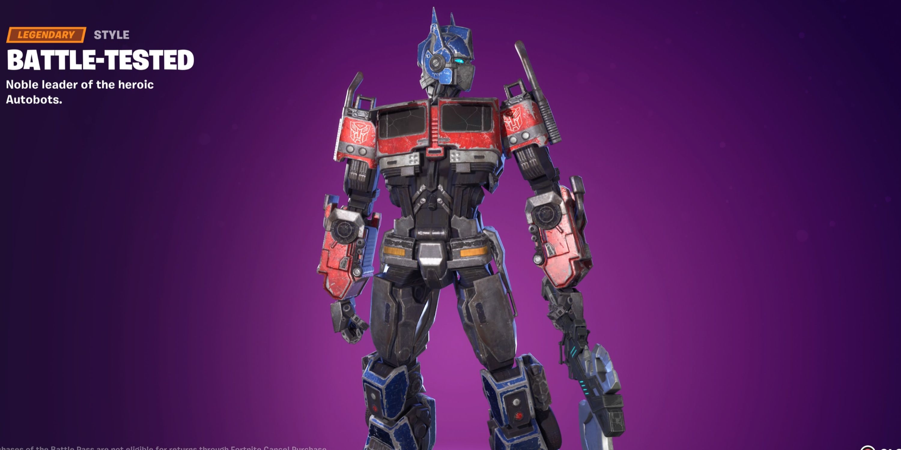 optimus prime battle-tested style 