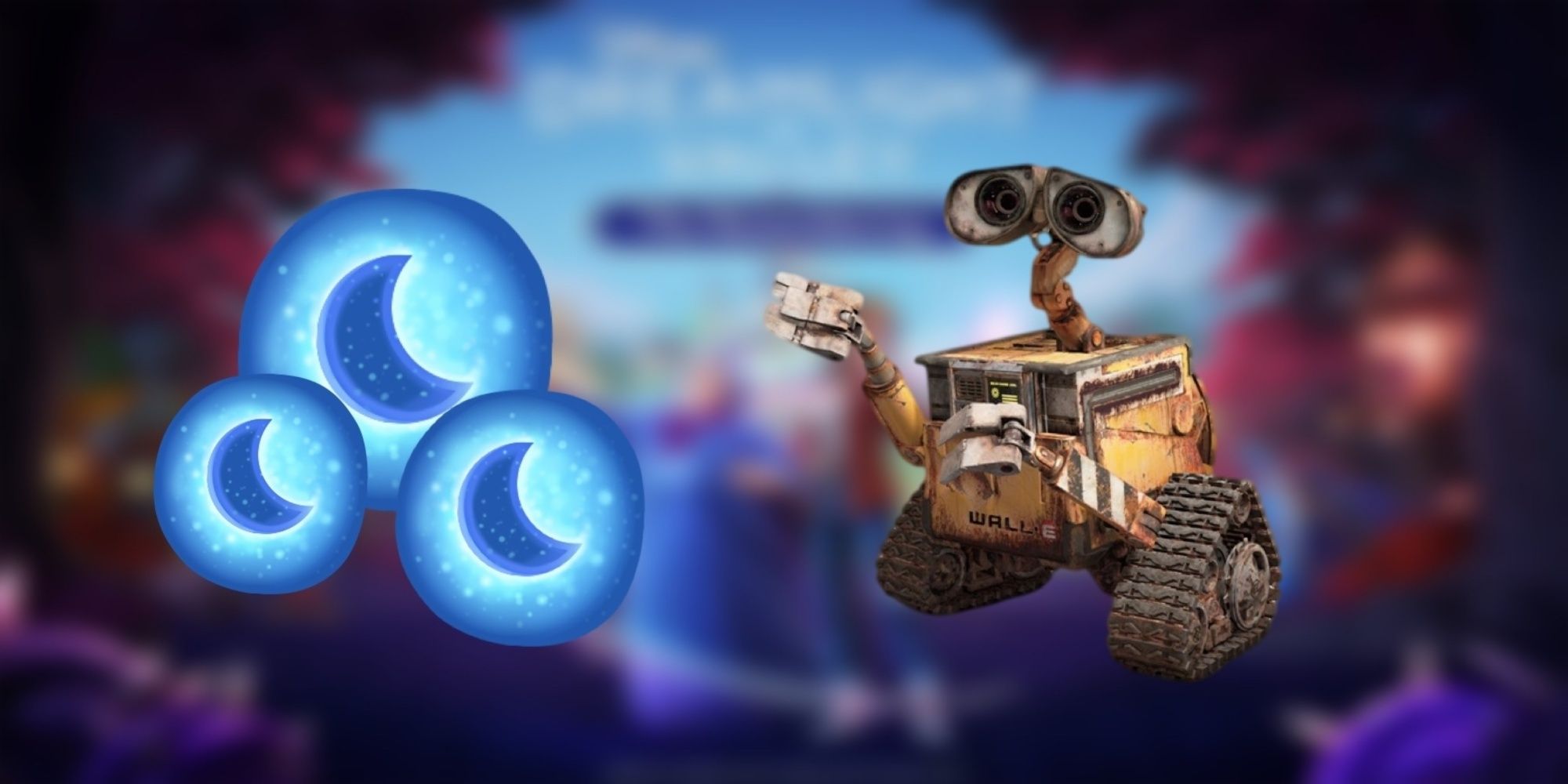 wall-e character and moonstones icon