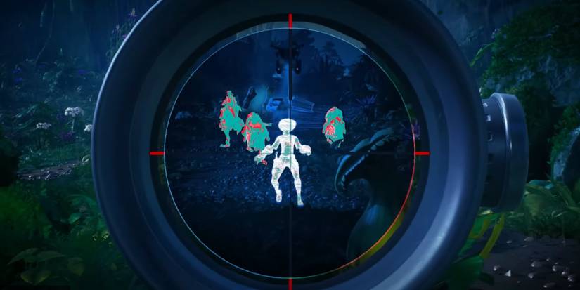 using the thermal vision option in fortnite chapter 4 season 3