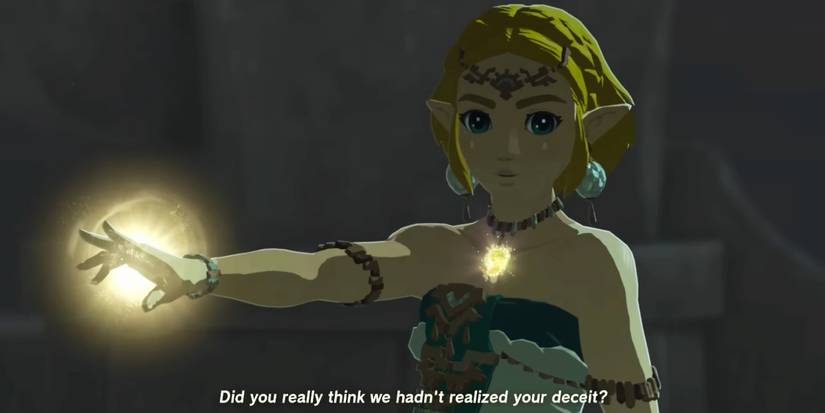 Princess Zelda uses her Recal ability in Tears of the Kingdom