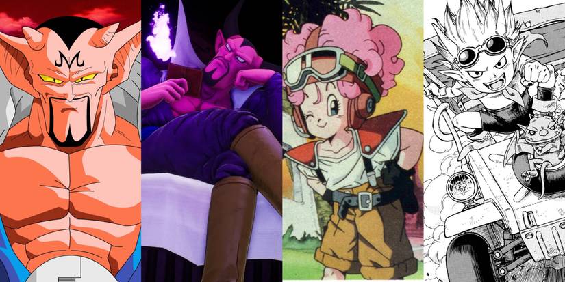 Dabura from Dragon Ball, Satan/Lucifer from Sand Land, Pink from Pink and Beelzebub from Sand Land