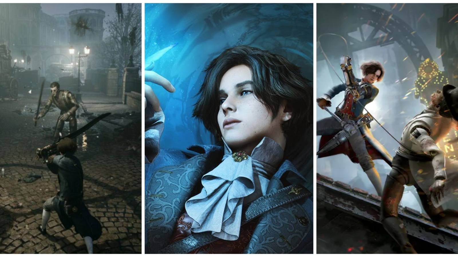 lies of p gameplay with Pinocchio fighting puppets