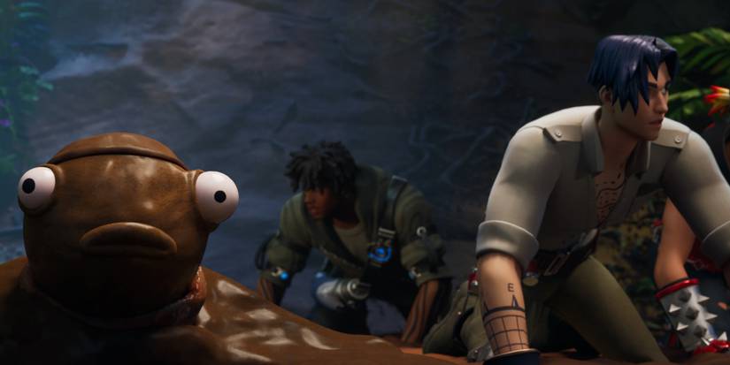 fortnite chracters covered in mud