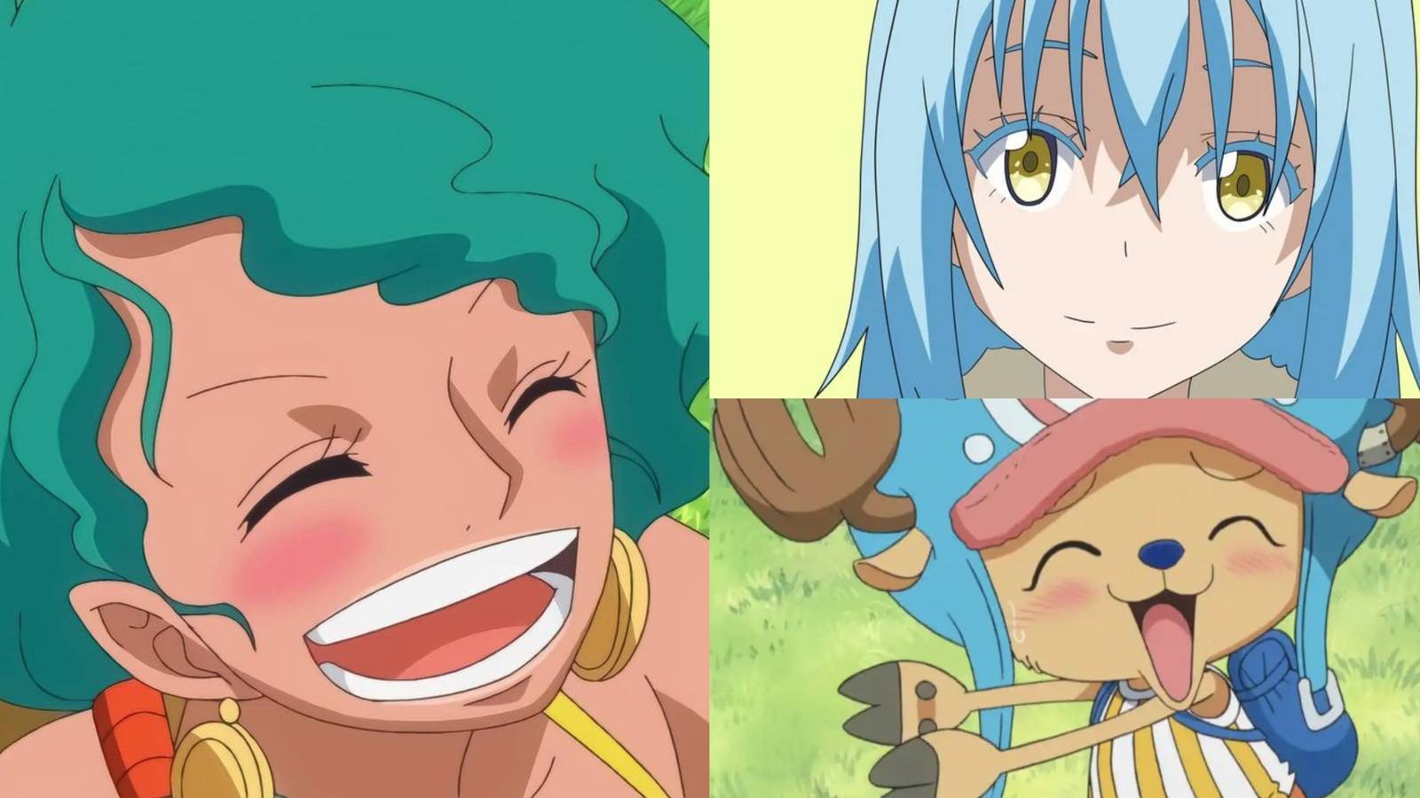 Rimuru Tempest, Tony Tony Chopper, and Lily Enstomach 