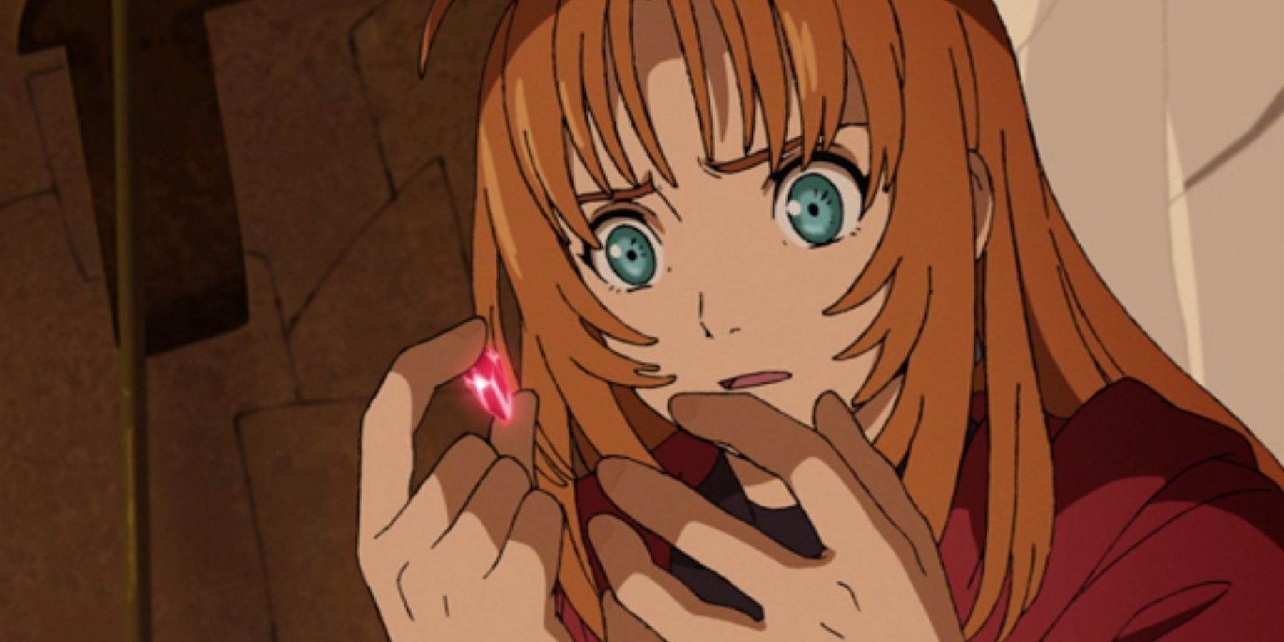 Julia Crichton Holding A Philosopher's Stone In Fullmetal Alchemist: The Sacred Star of Milos