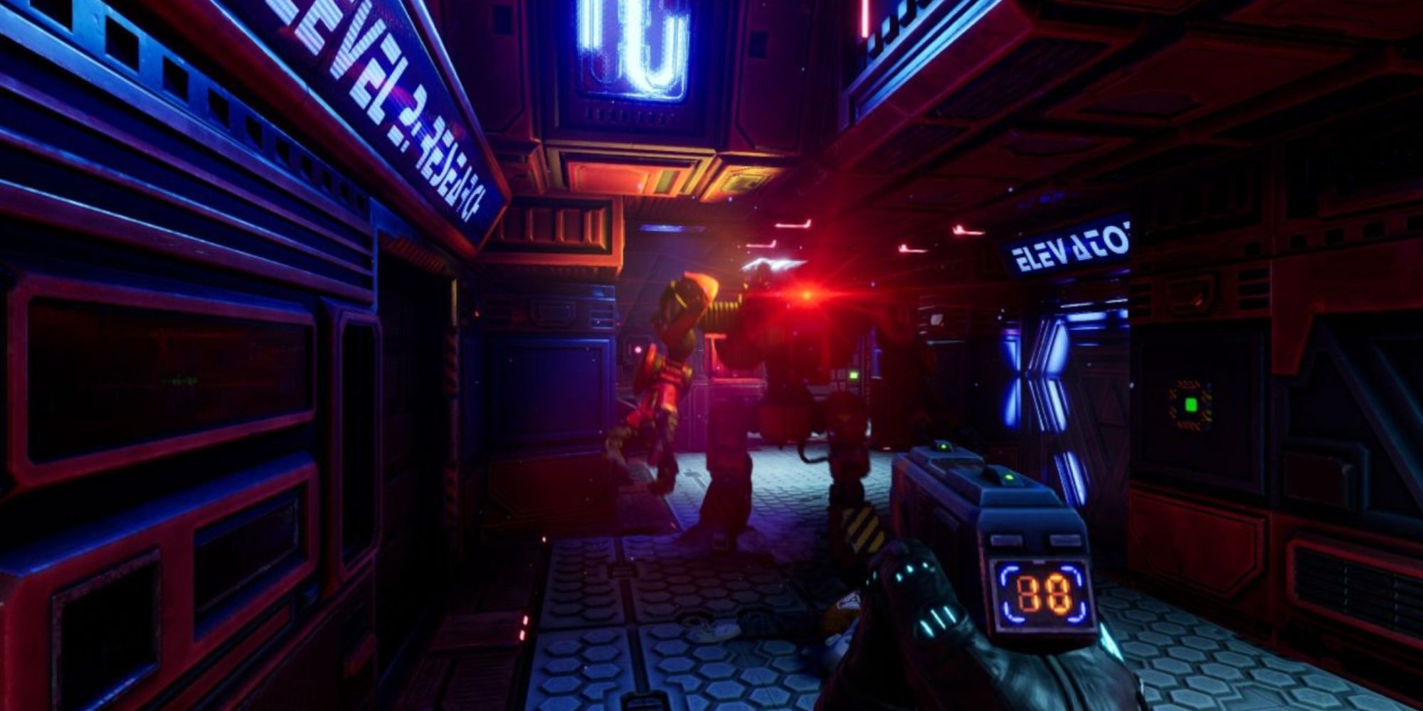 Fighting Droids in System Shock Remake