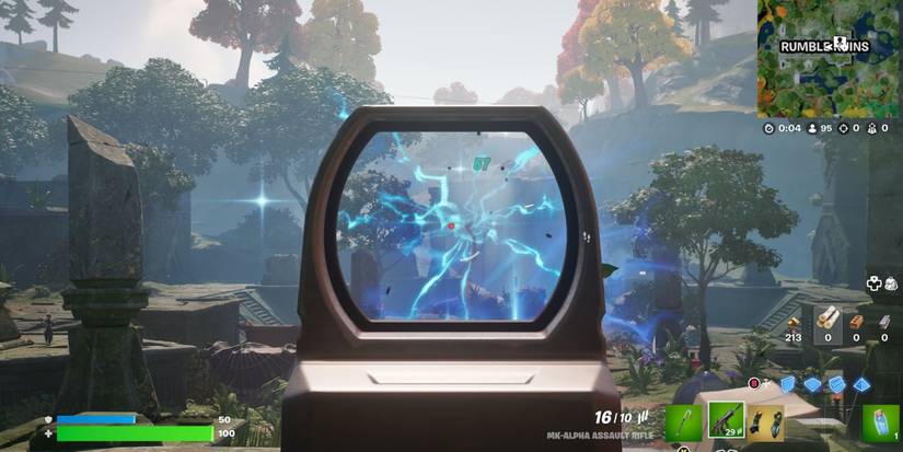 aiming at boss while he become invisible