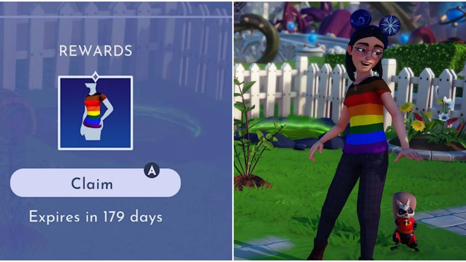 claiming free pride items in ddvl