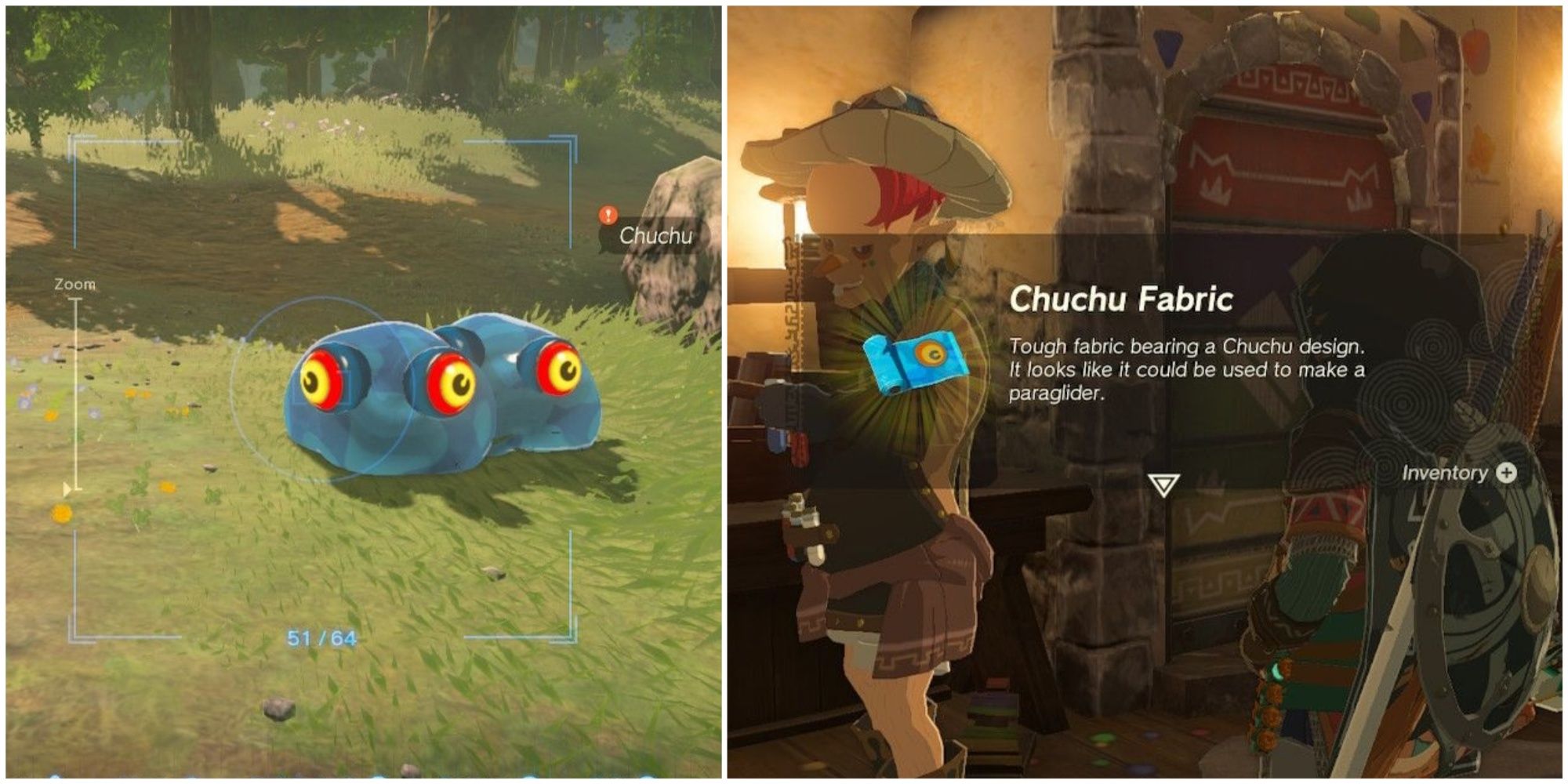 Zelda: Tears of the Kingdom - Photographing a Chuchu Side Quest