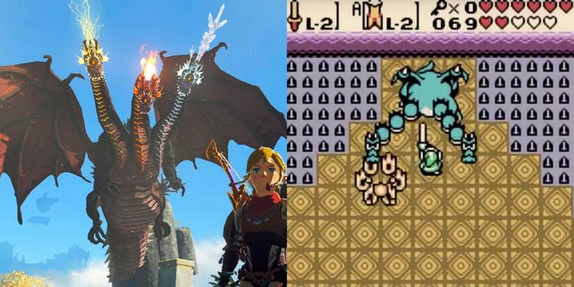 Gleeok in Tears of the Kingdom and Oracle of Seasons