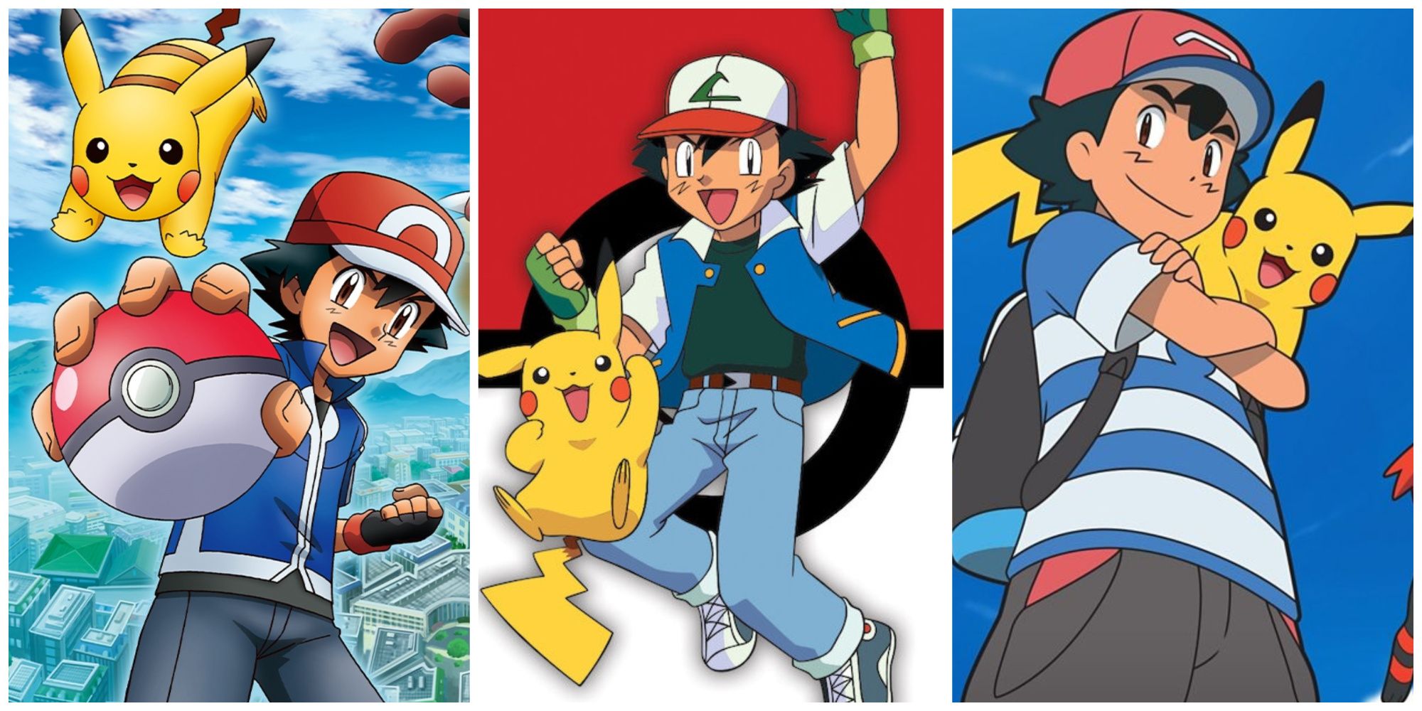 Pokemon Best Series Collage Ash and Pikachu