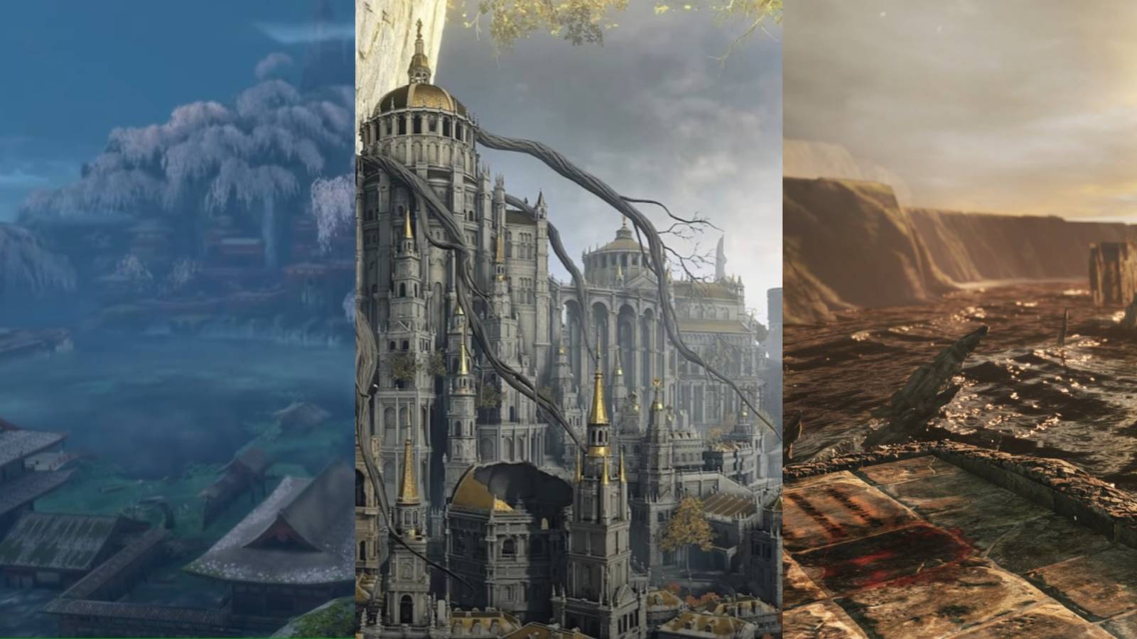 Sekiro, Elden Ring, Dark souls 2 best locations