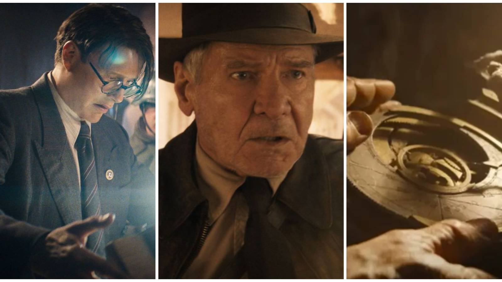 voller opening a nazi crate, the dial of destiny, a surprised and older indiana jones