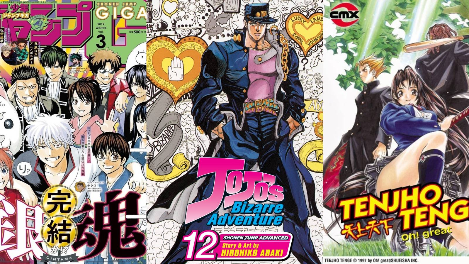 Gintama, Jojo and Tenjho Tenge