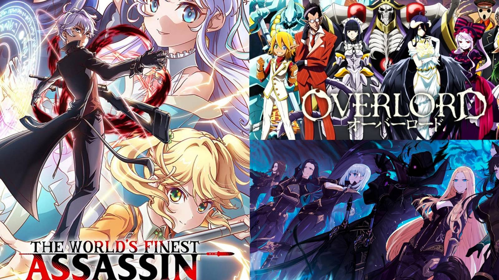 World's finest assassin, Overlord and Eminence in shadow