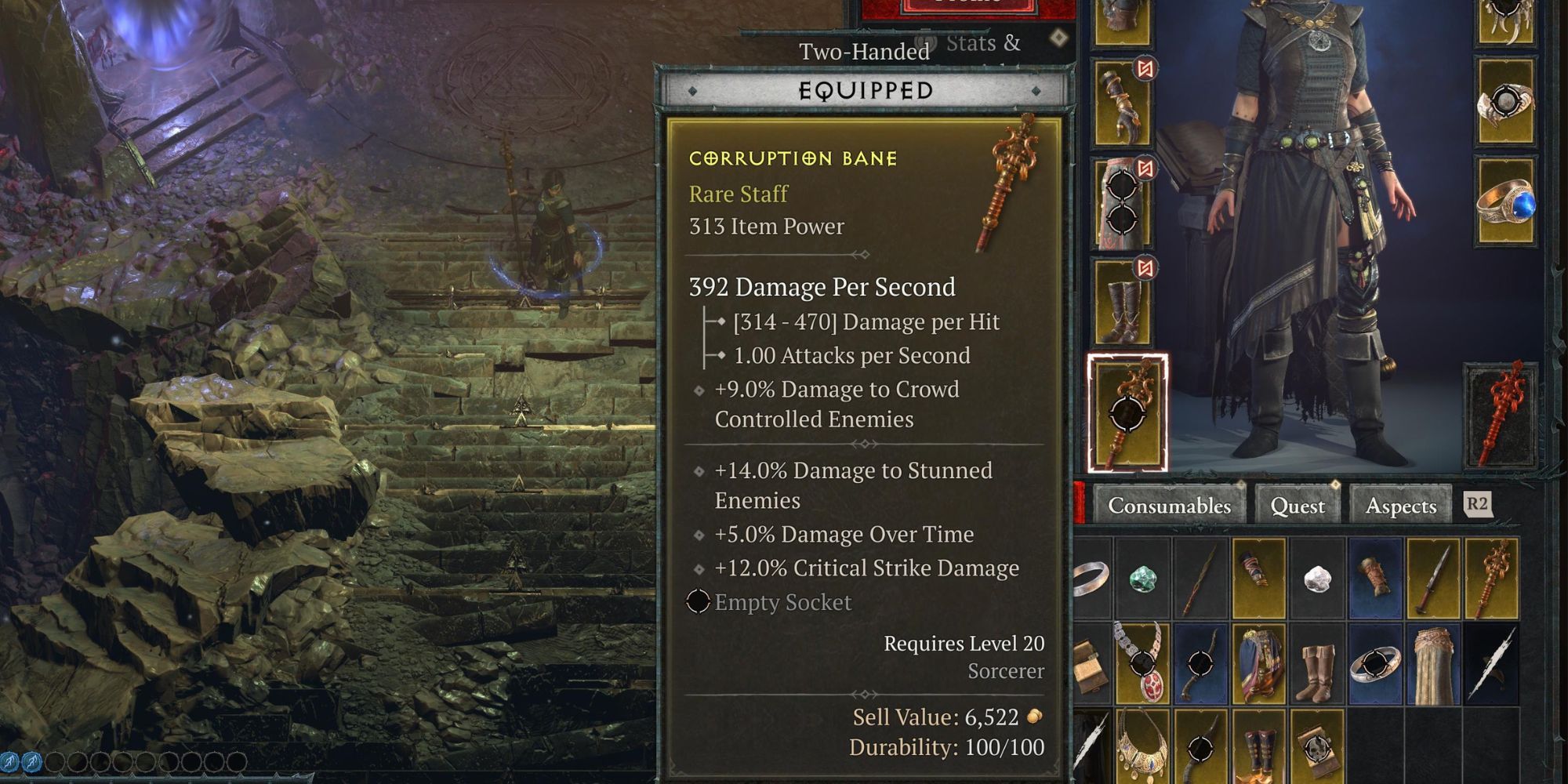 The Corruption Bane in Diablo 4