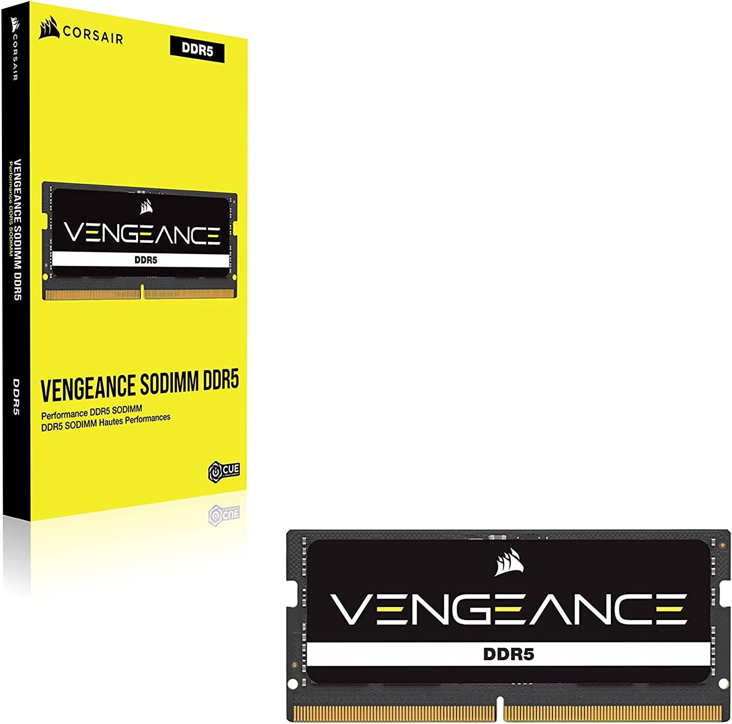 CORSAIR Vengeance SODIMM 4800MHz DDR5 RAM 32GB CL40