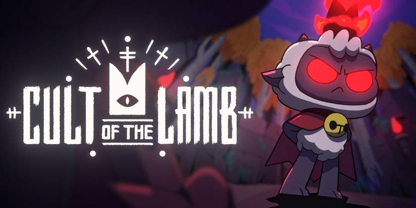 Cult Of The Lamb Menacing Pose With Title