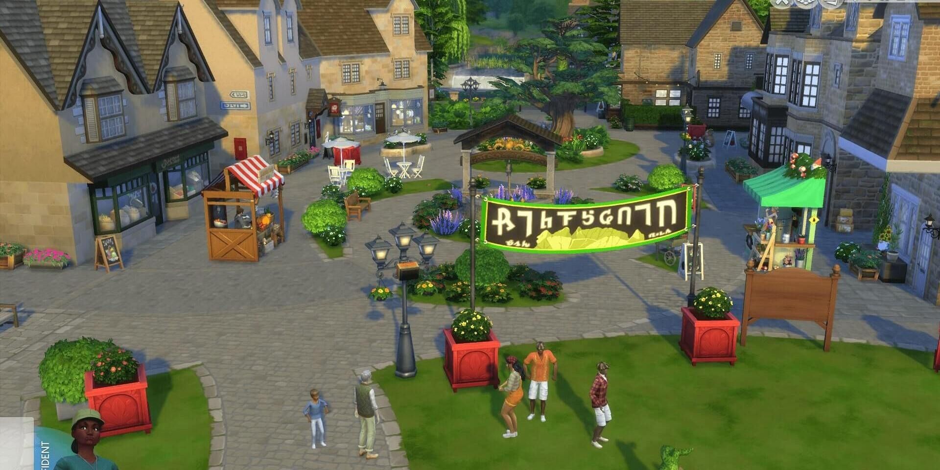 The Sims 4 Cottage Living Village