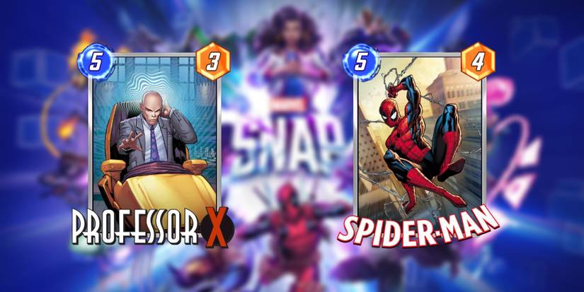 spider-man and professor x cards