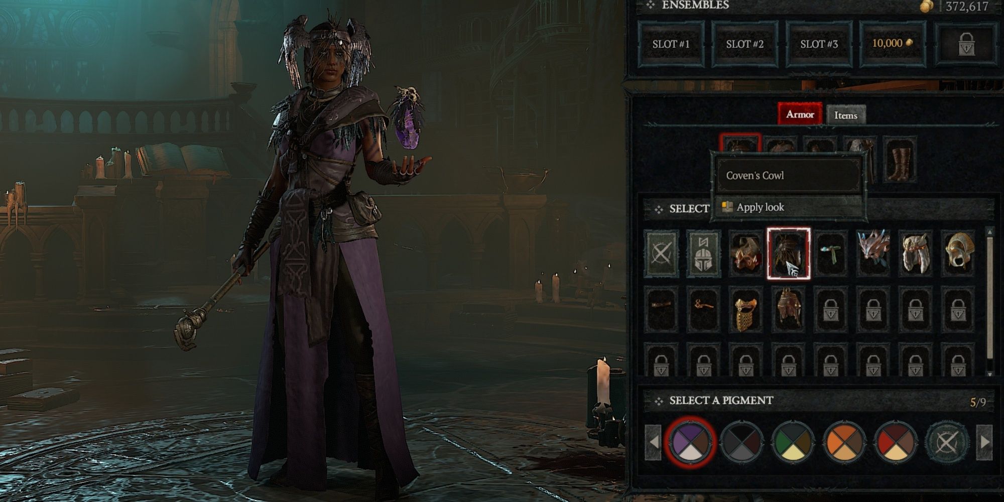 Coven's cowl transmog set diablo 4