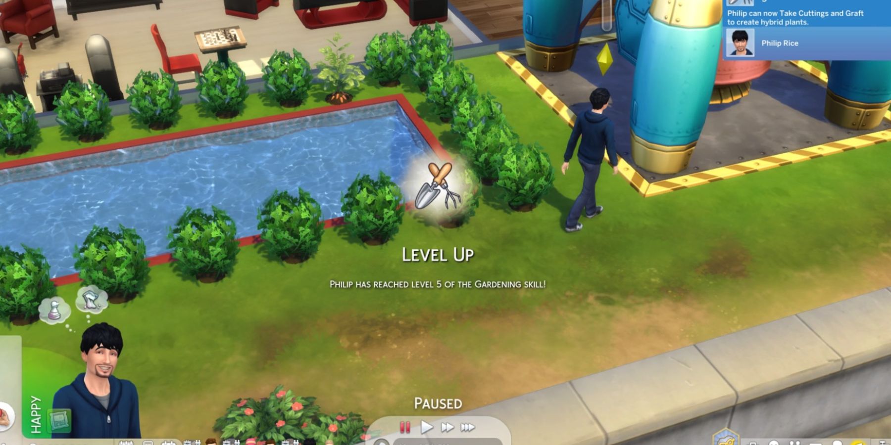 Level 5 of the Gardening Skill in The Sims 4