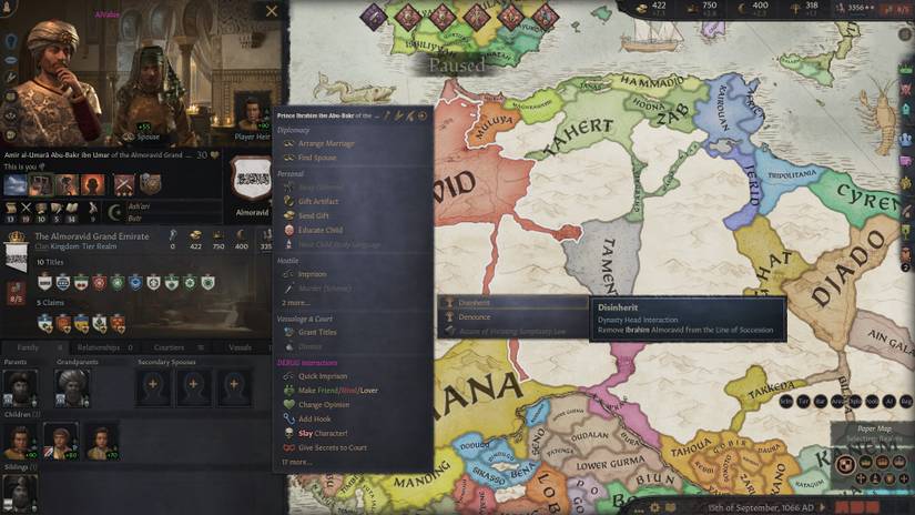 Crusader Kings 3 Heir Disinherit
