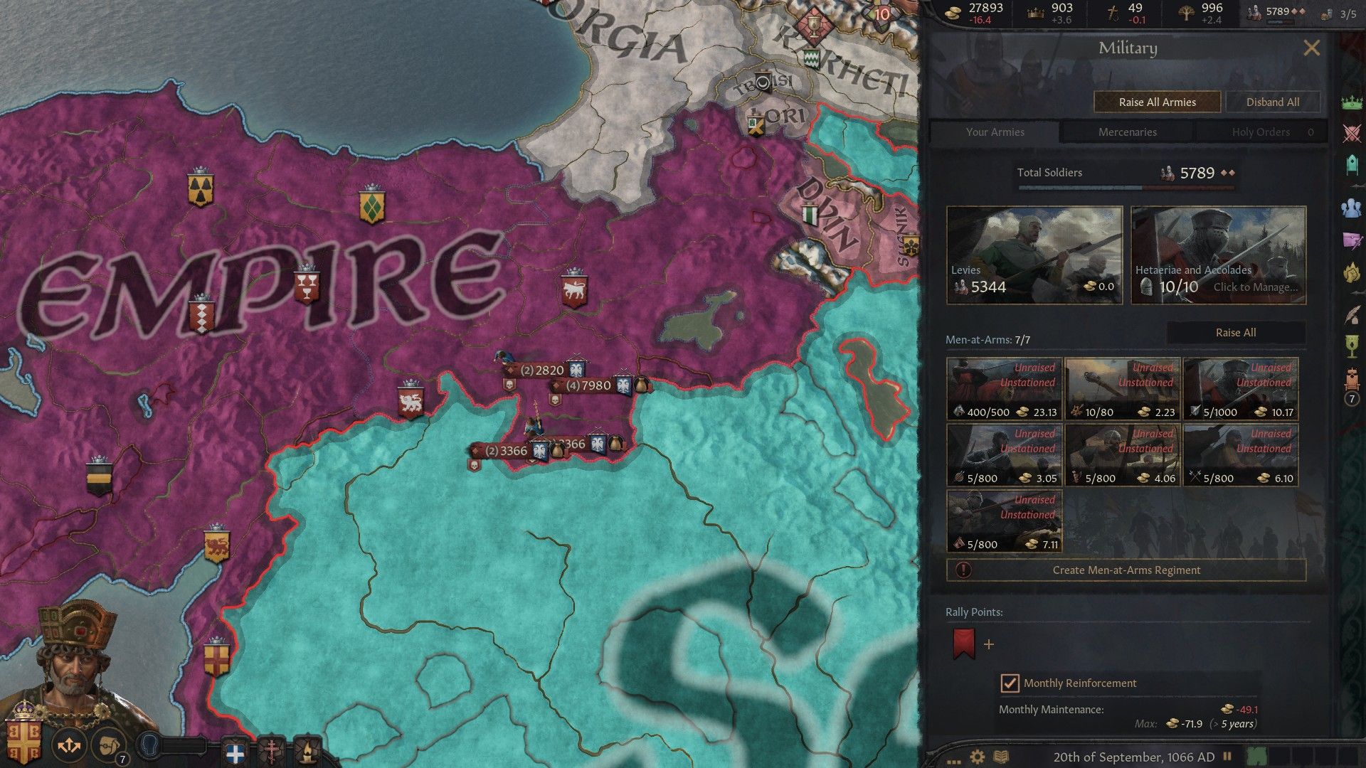 Crusader Kings 3 Men-at-Arms Military